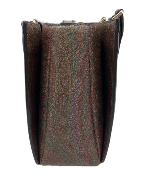 ETRO（エトロ）ETRO (エトロ) 2WAYショルダーバッグ ブラウンの古着・服飾アイテム