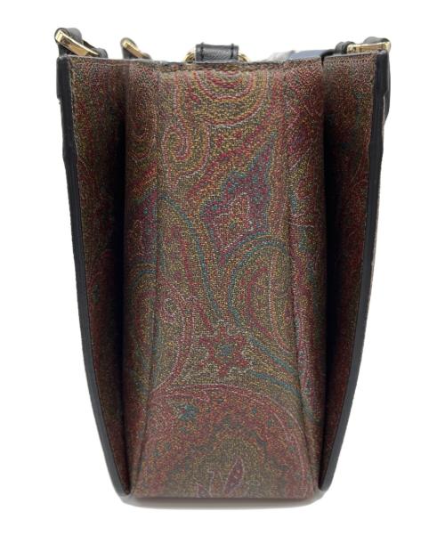 ETRO（エトロ）ETRO (エトロ) 2WAYショルダーバッグ ブラウンの古着・服飾アイテム