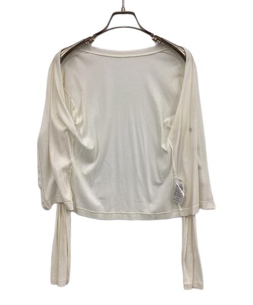 Plage（プラージュ）Plage (プラージュ) SHEER Vネック カーディガン アイボリー サイズ:不明の古着・服飾アイテム