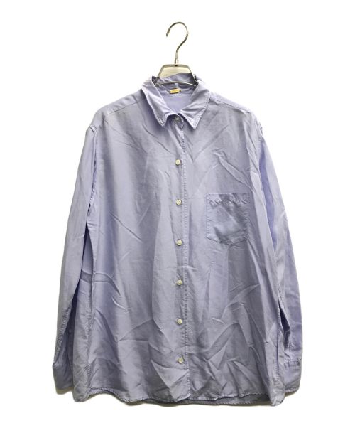 MUSE de Deuxieme Classe（ミューズ ドゥーズィエム クラス）MUSE de Deuxieme Classe (ミューズ ドゥーズィエム クラス) シルク ウォッシュ シャツ ライトブルー サイズ:記載無しの古着・服飾アイテム