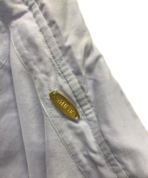 MUSE de Deuxieme Classe（ミューズ ドゥーズィエム クラス）MUSE de Deuxieme Classe (ミューズ ドゥーズィエム クラス) シルク ウォッシュ シャツ ライトブルー サイズ:記載無しの古着・服飾アイテム