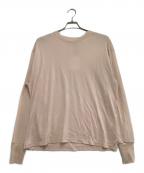 BODHI×Spick and Spanボーディ×スピックアンドスパン）の古着「カシミヤロングTEE ×Higuchi Kaori」｜ピンク