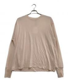 BODHI×Spick and Span（ボーディ×スピック＆スパン）の古着「カシミヤロングTEE ×Higuchi Kaori」｜ピンク