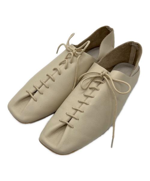 TODAYFUL（トゥデイフル）TODAYFUL (トゥデイフル) Laceup Leather Shoes ベージュ サイズ:36の古着・服飾アイテム