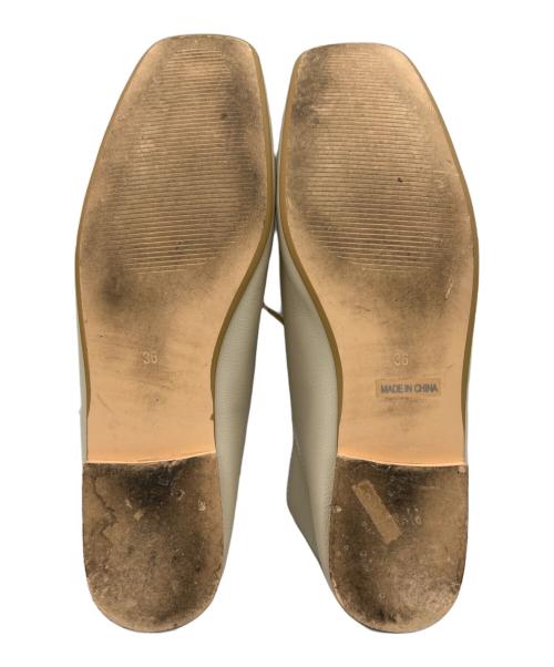 TODAYFUL（トゥデイフル）TODAYFUL (トゥデイフル) Laceup Leather Shoes ベージュ サイズ:36の古着・服飾アイテム