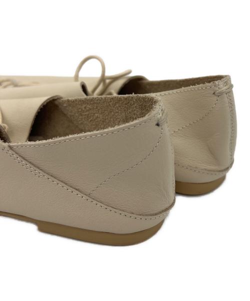 TODAYFUL（トゥデイフル）TODAYFUL (トゥデイフル) Laceup Leather Shoes ベージュ サイズ:36の古着・服飾アイテム