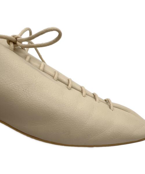 TODAYFUL（トゥデイフル）TODAYFUL (トゥデイフル) Laceup Leather Shoes ベージュ サイズ:36の古着・服飾アイテム