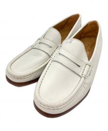 CORSO ROMA 9（コルソローマノーヴェ）の古着「ローファー」｜ホワイト