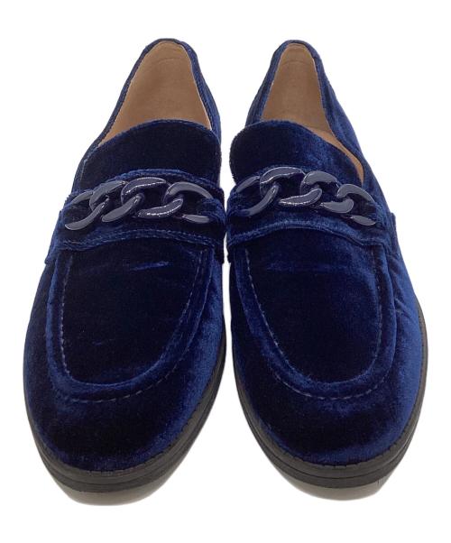 COLE HAAN（コールハーン）COLE HAAN (コールハーン) スタッシ チェーン ローファー ネイビー サイズ:7 1/2の古着・服飾アイテム