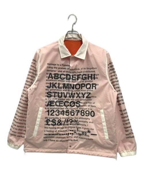 COMME des GARCONS JUNYA WATANABE MAN（コムデギャルソンジュンヤワタナベマン）COMME des GARCONS JUNYA WATANABE MAN (コム デ ギャルソン ジュンヤ ワタナベ マン) Helveticaリバーシブルコーチジャケット オレンジ サイズ:Sの古着・服飾アイテム