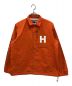 COMME des GARCONS JUNYA WATANABE MAN（コム デ ギャルソン ジュンヤ ワタナベ マン）の古着「Helveticaリバーシブルコーチジャケット」｜オレンジ
