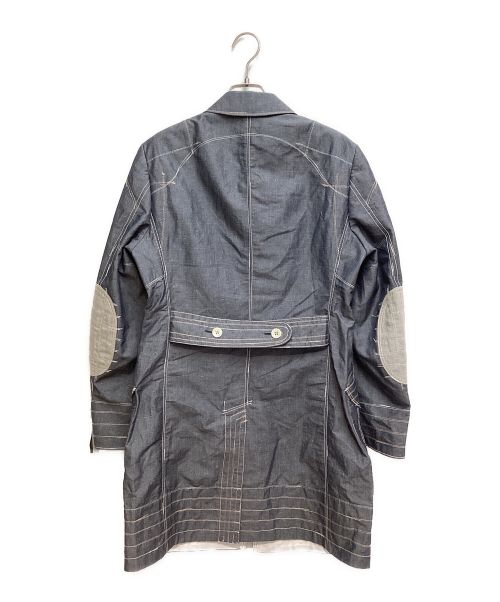 COMME des GARCONS JUNYA WATANABE MAN（コム デ ギャルソン ジュンヤ ワタナベ マン）COMME des GARCONS JUNYA WATANABE MAN (コム デ ギャルソン ジュンヤ ワタナベ マン) シャンブレーコート グレー サイズ:Sの古着・服飾アイテム