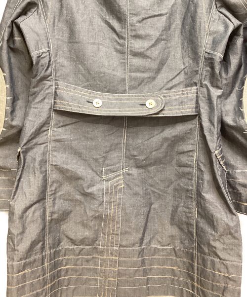 COMME des GARCONS JUNYA WATANABE MAN（コム デ ギャルソン ジュンヤ ワタナベ マン）COMME des GARCONS JUNYA WATANABE MAN (コム デ ギャルソン ジュンヤ ワタナベ マン) シャンブレーコート グレー サイズ:Sの古着・服飾アイテム