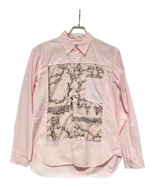 COMME des GARCONS HOMME DEUX（コムデギャルソン オム ドゥ）COMME des GARCONS HOMME DEUX (コムデギャルソン オム ドゥ) 長袖シャツ ピンク サイズ:Sの古着・服飾アイテム