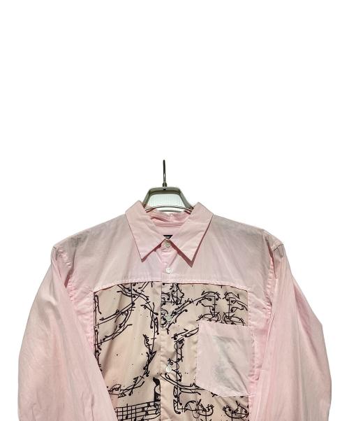 COMME des GARCONS HOMME DEUX（コムデギャルソン オム ドゥ）COMME des GARCONS HOMME DEUX (コムデギャルソン オム ドゥ) 長袖シャツ ピンク サイズ:Sの古着・服飾アイテム