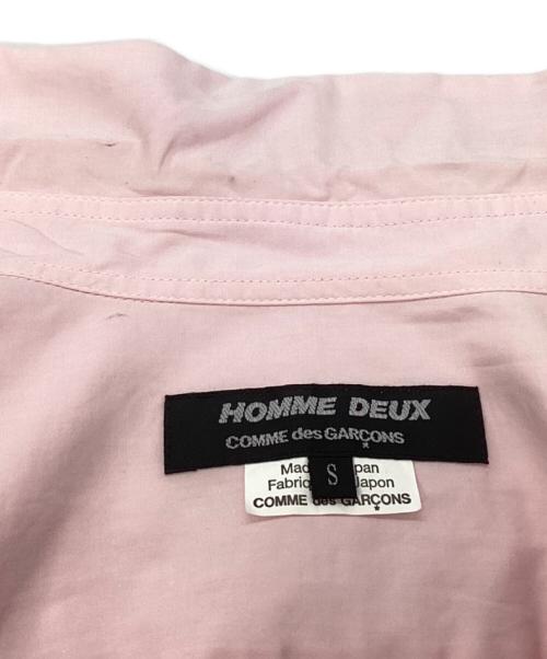 COMME des GARCONS HOMME DEUX（コムデギャルソン オム ドゥ）COMME des GARCONS HOMME DEUX (コムデギャルソン オム ドゥ) 長袖シャツ ピンク サイズ:Sの古着・服飾アイテム