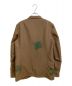 COMME des GARCONS SHIRT (コムデギャルソンシャツ) Woven Hand Printed Jacket(ウーヴンハンドプリンテッドジャケット) ブラウン サイズ:M：35000円