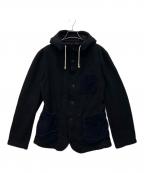 COMME des GARCONS SHIRTコムデギャルソンシャツ）の古着「フリースジャケット」｜ブラック