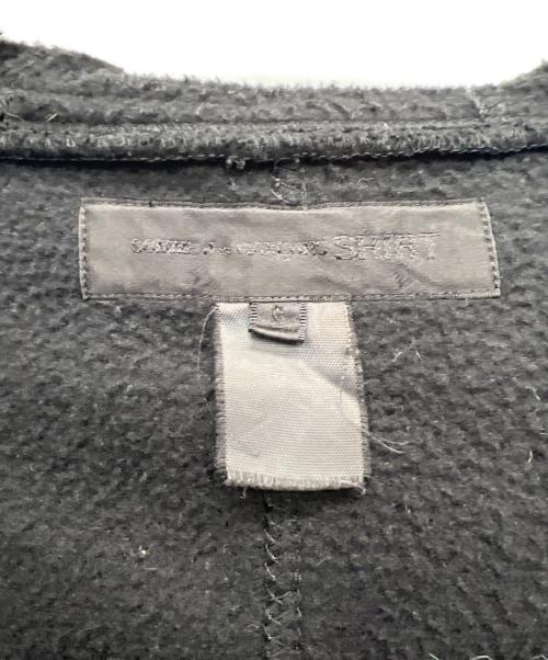 COMME des GARCONS SHIRT（コムデギャルソンシャツ）COMME des GARCONS SHIRT (コムデギャルソンシャツ) フリースジャケット ブラック サイズ:Sの古着・服飾アイテム