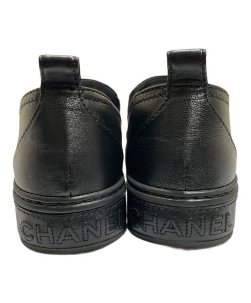 CHANEL（シャネル）CHANEL (シャネル) ココマークスリッポン ブラック サイズ:36の古着・服飾アイテム