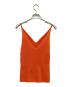 CABAN (キャバン) コットンリブ Vネックキャミソール オレンジ サイズ:FREE：5000円