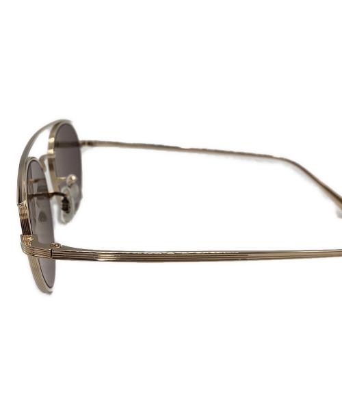 OLIVER PEOPLES（オリバーピープルズ）OLIVER PEOPLES (オリバーピープルズ) THE ROW (ザ ロウ) サングラス ゴールドの古着・服飾アイテム