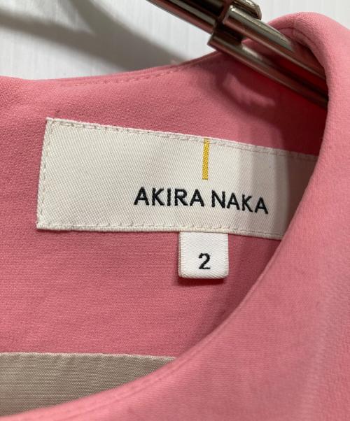 AKIRA NAKA（アキラナカ）AKIRA NAKA (アキラナカ) ノースリーブワンピース ピンク サイズ:2の古着・服飾アイテム