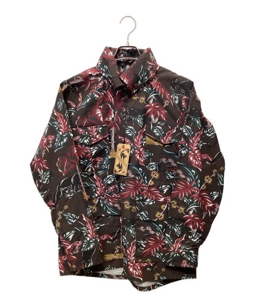 GANGSTERVILLE（ギャングスタービル）GANGSTERVILLE (ギャングスタービル) JUNGLE PANTHER - MOUNTAIN PARKA ブラウン サイズ:M 未使用品の古着・服飾アイテム