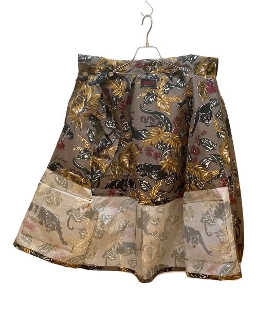 GANGSTERVILLE（ギャングスタービル）GANGSTERVILLE (ギャングスタービル) JUNGLE PANTHER - MOUNTAIN PARKA グレージュ サイズ:L 未使用品の古着・服飾アイテム