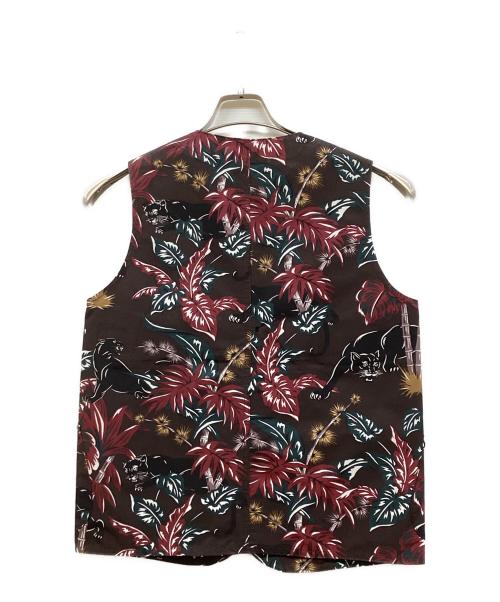 GANGSTERVILLE（ギャングスタービル）GANGSTERVILLE (ギャングスタービル) JUNGLE PANTHER - HUNTING VEST ブラウン サイズ:Ｓの古着・服飾アイテム