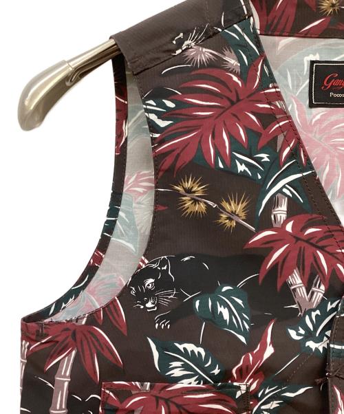 GANGSTERVILLE（ギャングスタービル）GANGSTERVILLE (ギャングスタービル) JUNGLE PANTHER - HUNTING VEST ブラウン サイズ:Ｓの古着・服飾アイテム