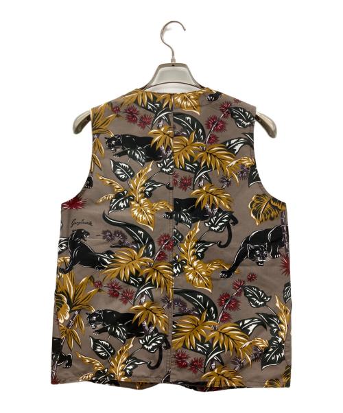 GANGSTERVILLE（ギャングスタービル）GANGSTERVILLE (ギャングスタービル) JUNGLE PANTHER - HUNTING VEST グレージュ サイズ:S 未使用品の古着・服飾アイテム