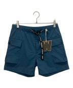 WEIRDOウィアード）の古着「WEIRDO - NYLON CARGO SHORTS」｜ブルー