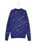 BALENCIAGA (バレンシアガ) DIAGONAL LOGO SWEATER ネイビー サイズ:S：45000円