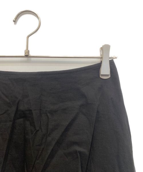 theory luxe（セオリーリュクス）theory luxe (セオリーリュクス) リネン混ストレッチスカート ブラック サイズ:38の古着・服飾アイテム