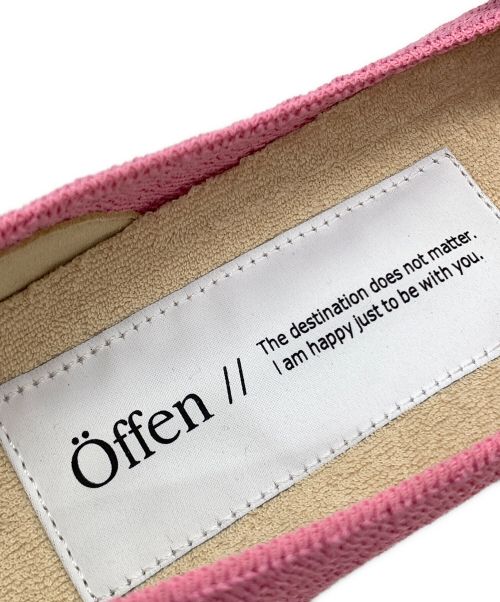 offen（オッフェン）offen (オッフェン) pointed-FRIN ピンク サイズ:36の古着・服飾アイテム
