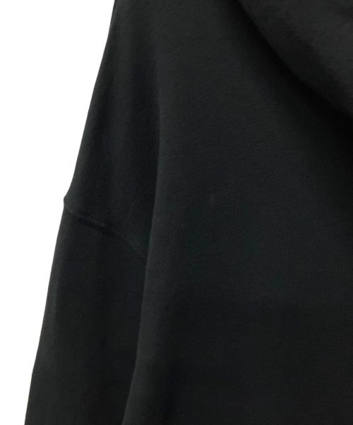 BALENCIAGA（バレンシアガ）BALENCIAGA (バレンシアガ) レインボーロゴ刺繍プルオーバーパーカー ブラック サイズ:Sの古着・服飾アイテム