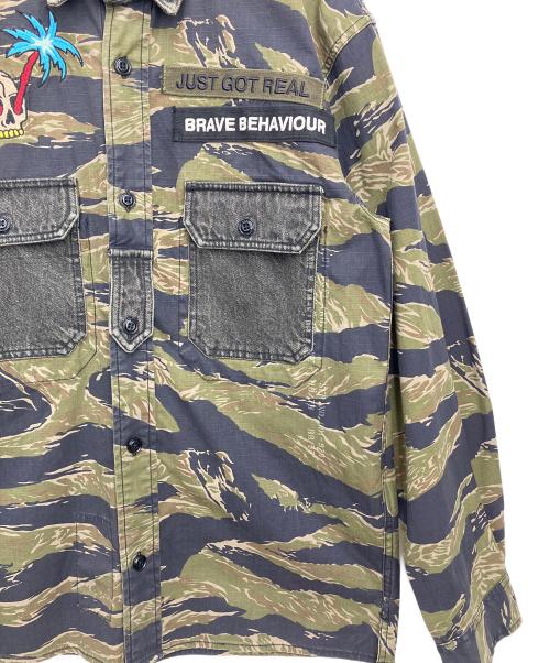 DIESEL（ディーゼル）DIESEL (ディーゼル) 長袖シャツ オリーブ サイズ:Sの古着・服飾アイテム