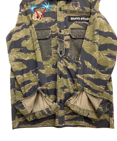 DIESEL（ディーゼル）DIESEL (ディーゼル) 長袖シャツ オリーブ サイズ:Sの古着・服飾アイテム