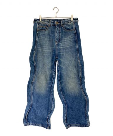 LOUISVUITTONヴィトンストラクチャーウォッシュドデニムジーンズMサイズ LOUISVUITTONヴィトンストラクチャーウォッシュドデニムジーンズM