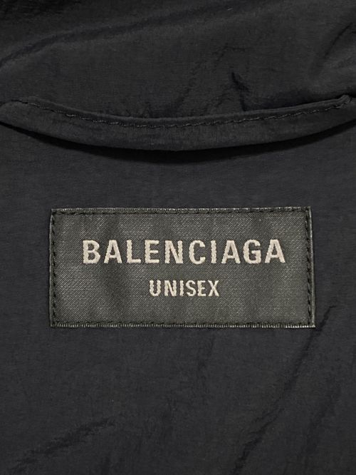 BALENCIAGA（バレンシアガ）BALENCIAGA (バレンシアガ) ロゴスポーティジャケット ブラック サイズ:Lの古着・服飾アイテム
