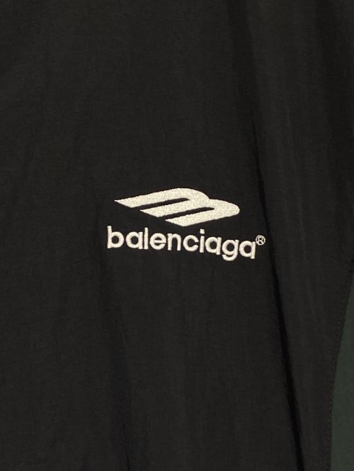 BALENCIAGA（バレンシアガ）BALENCIAGA (バレンシアガ) ロゴスポーティジャケット ブラック サイズ:Lの古着・服飾アイテム