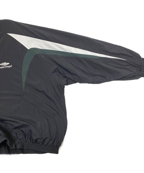BALENCIAGA（バレンシアガ）BALENCIAGA (バレンシアガ) ロゴスポーティジャケット ブラック サイズ:Lの古着・服飾アイテム