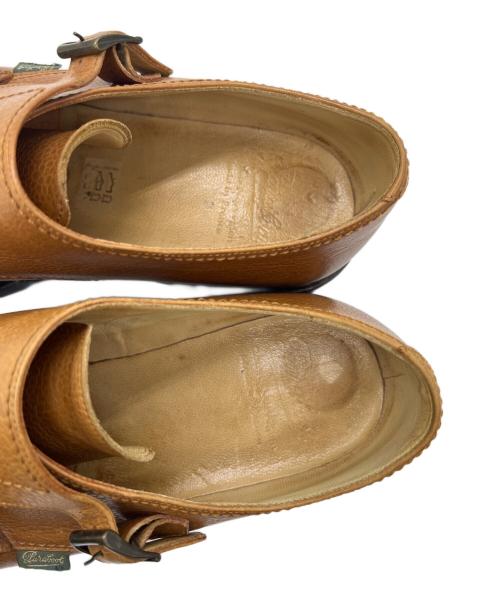 PARABOOT（パラブーツ）PARABOOT (パラブーツ) ダブルモンクストラップシューズ ブラウン サイズ:8の古着・服飾アイテム