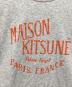 中古・古着 maison kitsune (メゾンキツネ) Tシャツ グレー×オレンジ サイズ:L：6000円