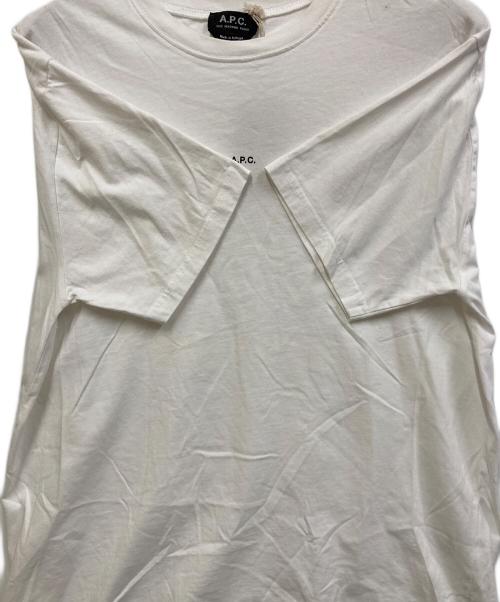A.P.C.（アーペーセー）A.P.C. (アーペーセー) Tシャツ ホワイト サイズ:SIZE Lの古着・服飾アイテム