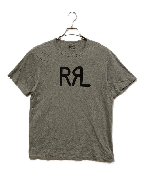 RRL（ダブルアールエル）RRL (ダブルアール) ロゴTシャツ グレー サイズ:SIZE Lの古着・服飾アイテム