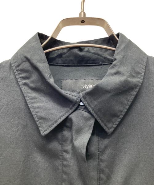 styling/（スタイリング）styling/ (スタイリング) 2WAYセパレートシャツ ブラック サイズ:FREEの古着・服飾アイテム