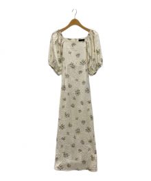 styling/（スタイリング）の古着「フラワープリントオフショルダーワンピース」｜アイボリー
