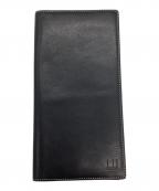 dunhillダンヒル）の古着「2つ折り長財布」｜ブラック